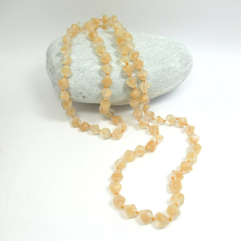 Hand knotted vintage bead set